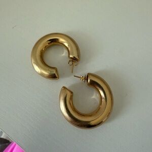 Elegant Gold Hoop Earrings